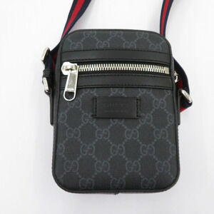Gucci GG Black Messenger Bag Supreme Shoulder